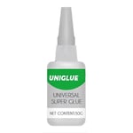 Uniglue Universal Superlim Starkt Plastlim Kompatibelt Harts Keramisk Metall Glas-B8-WELLNGS