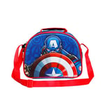 Marvel Captain America Patriot-Sac à Goûter 3D, Multicolore