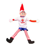 England Football Kit For Elves Behavin Badly Euros 2024 Naughty Elf Doll Outfit