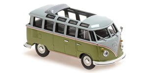 1:43 MINICHAMPS Volkswagen Samba Bus Green & Grey 1961 940052300 Model