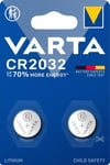 3V batteri till moderkort (CR2032), Varta, 2-pack