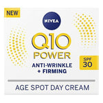 NIVEA Q10 Power Anti-Wrinkle + Firming Age Spot Day Cream SPF30 (50ml), Anti-Ag