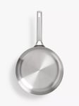 John Lewis 5-Ply Thermacore Stainless Steel Frying Pan