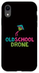 Coque pour iPhone XR Kite Flying - Drone Oldschool