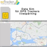 ezTracker™ Sim - Data Simkort 12 månader livespårning