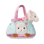 Aurora, 60935, Fancy Pal, Peek-A-Boo Alpaca, 8In, Soft Toy, (Pink, Blue, White)