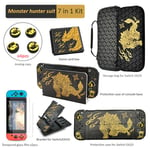 Rangement Monster Hunter Pour Nintendo Switch Oled,De Tran,Coque De Protection Pour Accessoires De Jeu,2022 - Type A(Switch Oled)