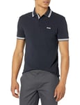 BOSS Men's Paddy Polo Shirt, Navy, XXL