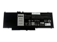 Dell Primary Battery - Kit - Batteri Til Bærbar Pc - Litiumion - 4-Cellers - 51 Wh - For Latitude E5450, E5550