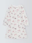 John Lewis Kids' Glitter Unicorn Night Dress, White