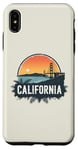 Coque pour iPhone XS Max Souvenir rétro avec horizon californien