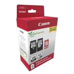 Pack de 2 Cartouches d'encre Canon Pixma PG540 et CL541 Noir et Couleur + 50 feuilles papier photo