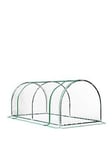 Outsunny Tunnel Greenhouse Green Grow House Steel Frame Garden Outdoor 200 X 100 X 80Cm