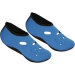 Kvinnor Män Vattenskor Strand Simskor Aqua Sockor Vattensportsskor Strumpor Halkfria Andningsbara Barfotasandaler Black L