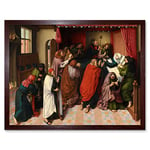 Artery8 Master Amsterdam The Death Of The Virgin Painting Art Print Framed Poster Wall Decor 12x16 inch