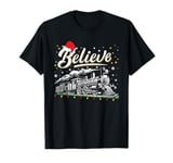 Christmas North Pole Polar Express All Abroad Xmas Santa T-Shirt