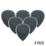 Jim Dunlop Nylon Big Stubby Plectrum Players Pack - 6 Pack - 3mm