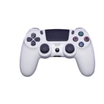 2 st PS4 Handkontroll DoubleShock Trådlös för Playstation 4 Vit 2 st Vit 2 Pcs White