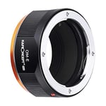 K&F Concept Updated OM to NEX Adapter, Manual Lens Mount Adapter with Matting Varnish Design, Compatible with Olympus Zuiko OM Mount Lens and Compatible with Sony E Mount Cameras