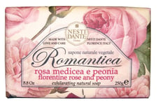 837524001363 Romantica mydło toaletowe Róża & Peonia 250g Nesti Dante