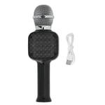 Karaokemikrofoni Bluetooth Handheld Professional Kannettava KTV Karaoke mikrofoni Tytöille Pojille Aikuiset Musta