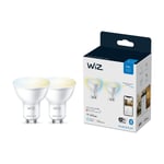 WiZ Wi-Fi Ble älylamppu 50W GU10 927-65 Tw 2 kpl