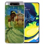 Tiana #01 Disney cover for Samsung Galaxy A80 - Green