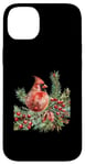 Coque pour iPhone 14 Plus Red Cardinal Christmas Bird Pyjama Merry Christmas