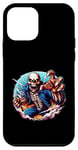 Coque pour iPhone 12 mini Costume de skate, skateboarder, Halloween, skateboard, squelette