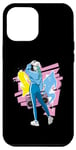 Coque pour iPhone 13 Pro Max 80s HipHop Girl Graffiti Boombox DJ 90s Breakdance Dancer
