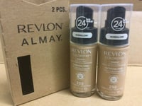 2 X Revlon Colorstay Makeup Foundation, Normal To Dry Skin YOU CHOOSE COLOR NEW