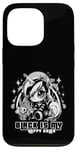 Coque pour iPhone 13 Pro Black Is My Happy Color Goth Girl Emo Gothic Unicorn