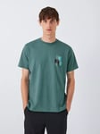 Kin Barcode Graphic Cotton T-Shirt, Sea Pine