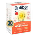 Optibac Kids Probiotic with Vitamin D & Calcium for Immune System Support & Gut Health and 2 Billion Bacterial Cultures - 30 Vegan Gummies