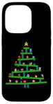 iPhone 14 Pro 8 Bit Retro Gaming Christmas Tree Case