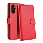 Case Collection for Samsung Galaxy A54 5G Phone Case - Premium Leather Folio Flip Cover | RFID-Technology | Kickstand | Money and Card Holder Wallet | Compatible with Samsung A54 Case Red