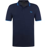 T-shirt Fred Perry  Polo M3600 Bleu Foncé