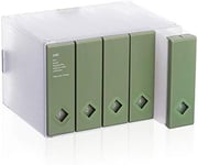 Boîte De Rangement Colorée Pour Cd Ou Dvd 120 Cds, Range Cd Ou Dvd, Classeur Cd Ou Dvd (Vert Pois)[YIN145996]