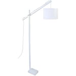 Lampadaires Tosel  lampadaire liseuse articulé bois blanc