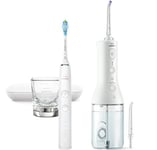 Philips DiamondClean 9000 - Electric toothbrush & cordless water flosser bundle - HX3866/41
