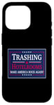 Coque pour iPhone 16 Pro Des chambres d'hôtel amusantes et saccadées font de l'America Rock Music Band un graphique