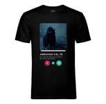 T-Shirt Homme Col Rond Cavalier Sans Tête Réseau Social Rencontre Amour