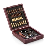 SHOP-STORY- Chess Wine Set : Coffret d'accessoires à vin avec échiquier Shop-Story