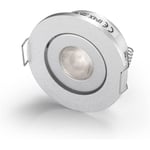 LED Mini Små Spotlights Armaturer / Infälld Takspotlight Downlight Infällda Lampor För Cree Xpe 3w Varmvit 3000k + Driver [Energiklass A+]