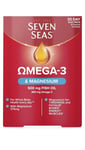 Seven Seas Omega-3 Fish Oil & Magnesium, 500 mg 30 Tablets Long Expiry Date