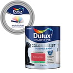 Ma Couleur Sur-Mesure par Dulux Valentine – Peinture Intérieure Murs, Plafonds, Boiseries - Palette expressive, Cuisine & Bain Satin, Rubis Lumineux, 0,75 L