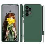 ORDA for Samsung Galaxy A52s 5G/A52 5G Case Gel Rubber Slim Silicone Covered Anti-Scratch Bumper Phone Case for Samsung Galaxy A52s 5G/A52 4G 6.5'' Green