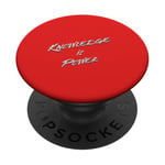 Knowledge is Power Typografic PopSockets Adhesive PopGrip