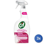 3x Cif Dégraissant Trigger 650 Ml. Javel Class. Fabriqué En France