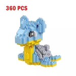 Nanoblock Liten Byggbar Pikachu Tegelmodell Pedagogiska Leksaker För Barn Födelsedag Tegelblock Lapras